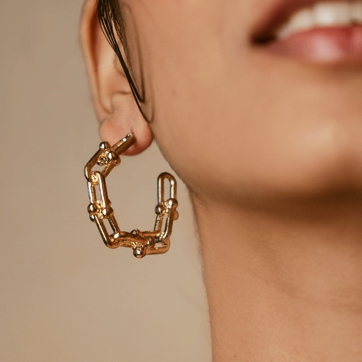 U Hoop Earrings - Upakarnaproduct_type